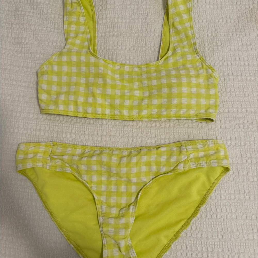 Roxy Yellow Gingham Bikini